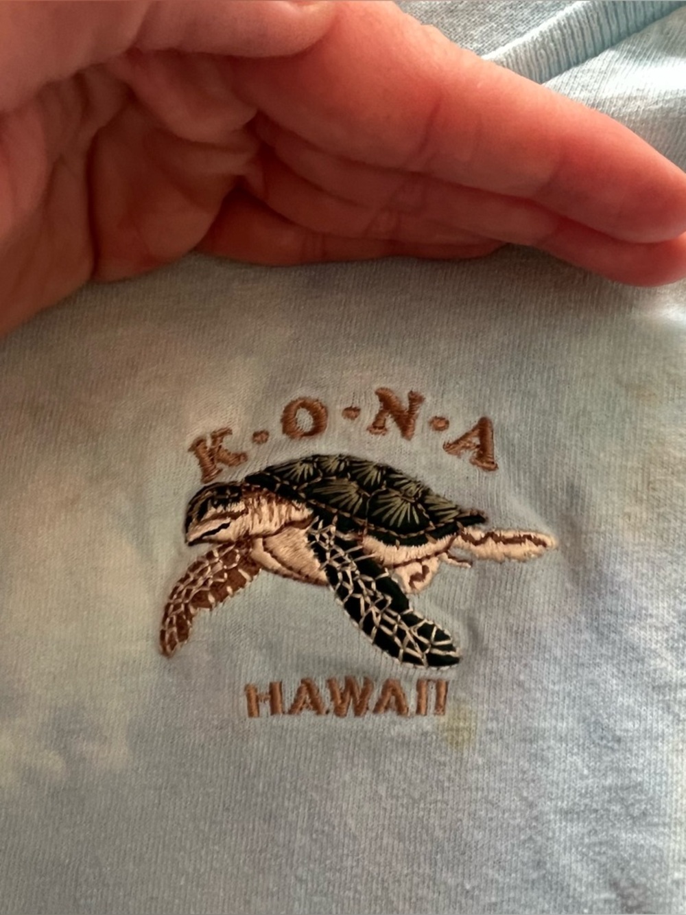 Hawaii “Kona”  Turtle Quail Hollow Women’s T-Shirt Size Large